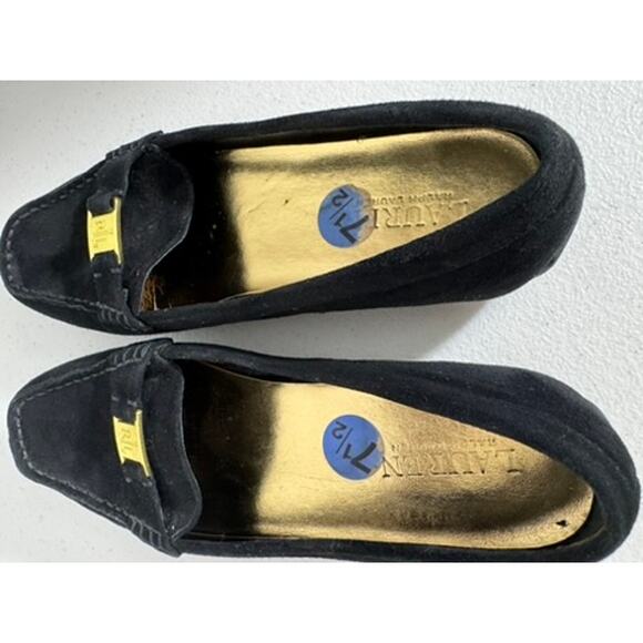 "LAUREN RALPH LAUREN" Careigh Suede Driving Loafers SZ 7.5 Floor Sample Like New - Picture 8 of 12